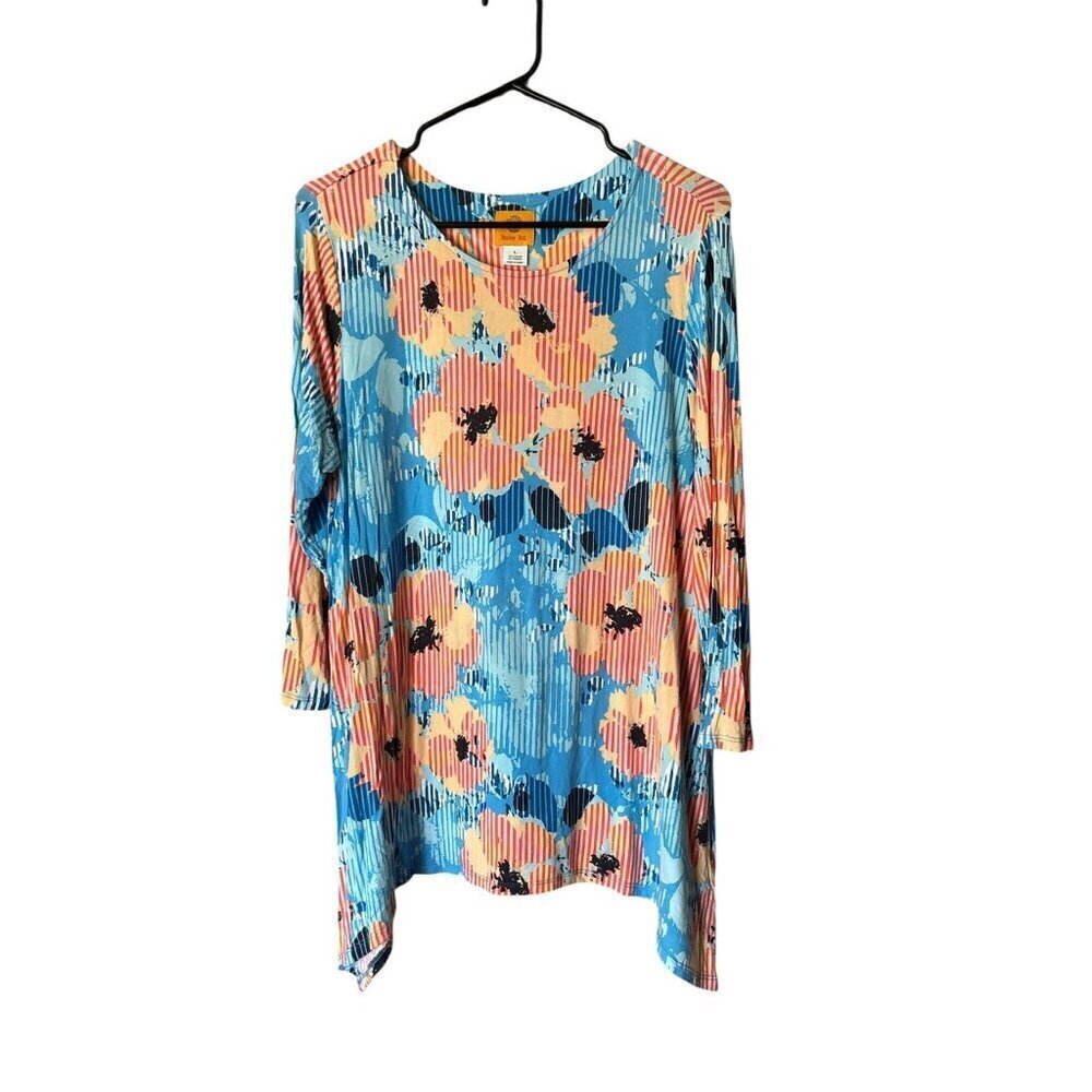 Ruby Rd Women's Multicolor Loose Fitting Top - Picture 2 of 6